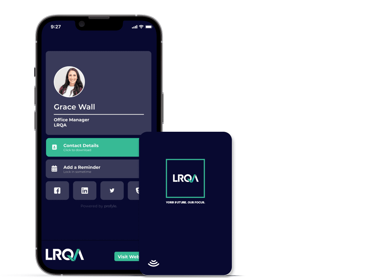 contactless digital business card