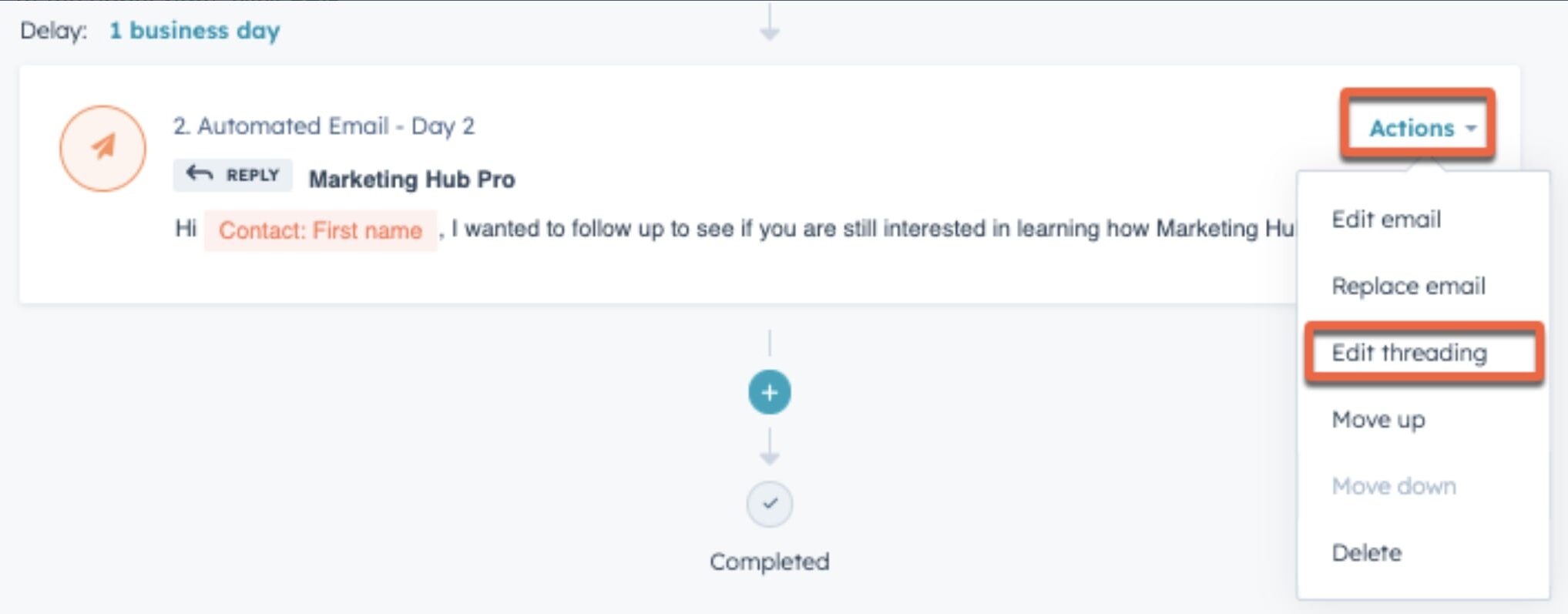 HubSpot workflows