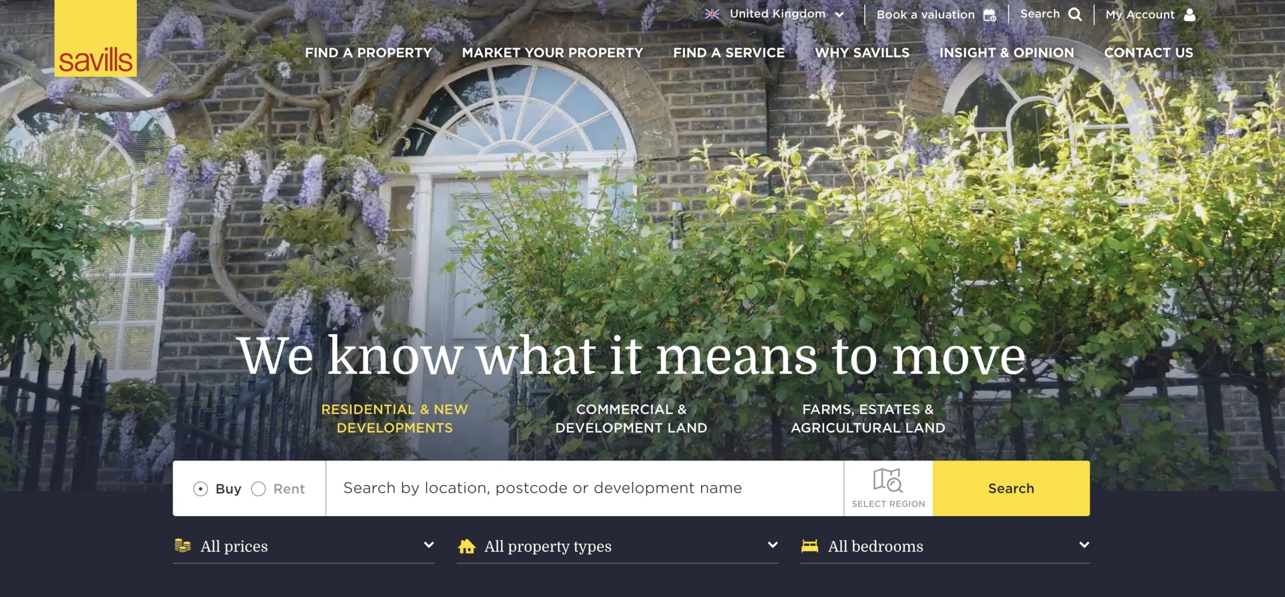 The classic real estate brand Savills