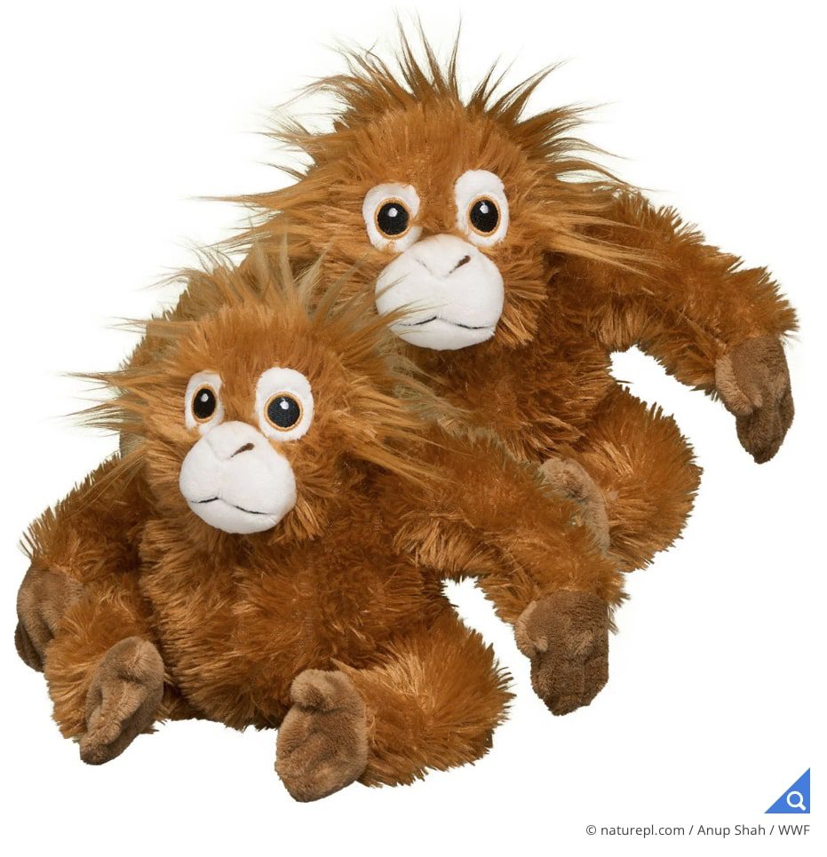 A stuffed cute toy you get as part of the save an animal pack