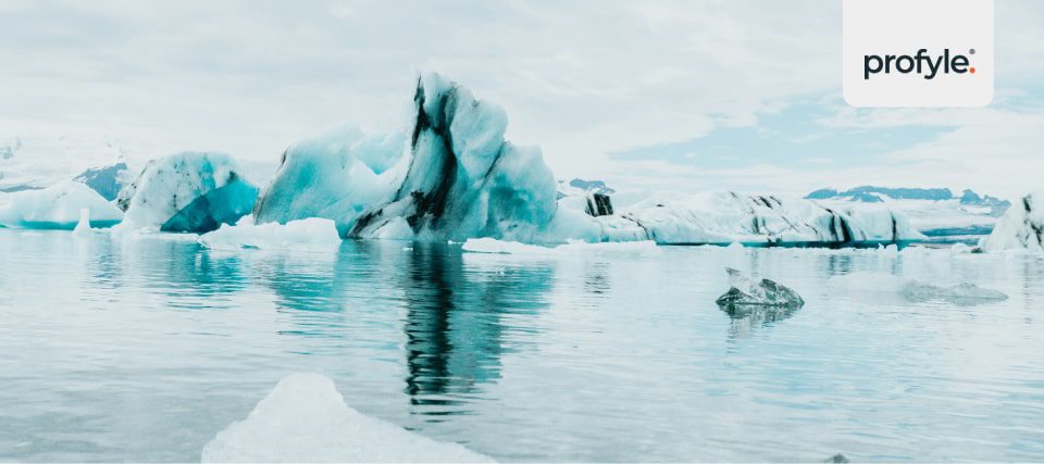 an iceberg