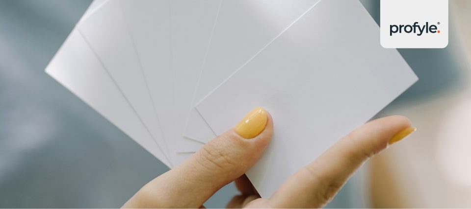 paper business cards