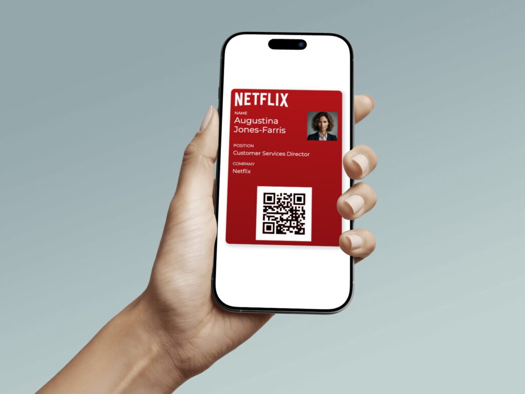 Apple wallet business card example