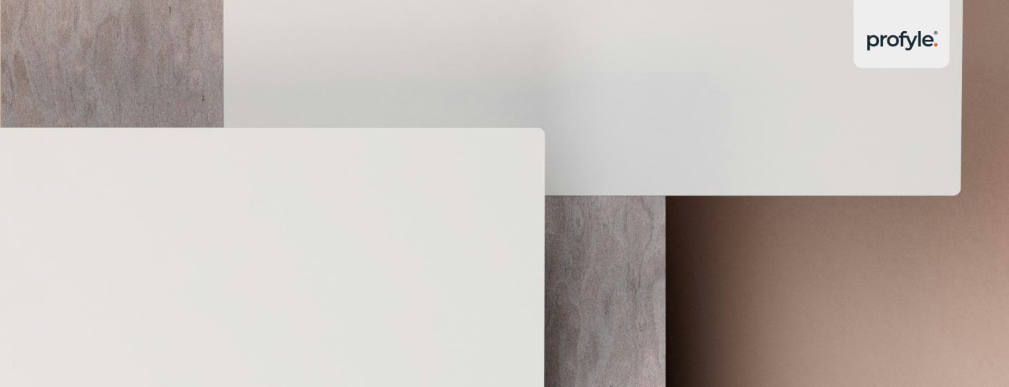 business cards zoomed in
