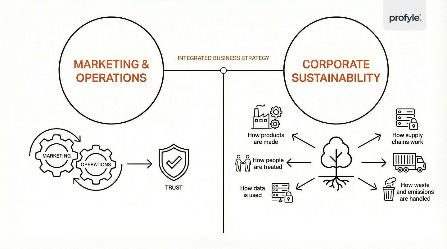 How sustainable marketing and your ops work together