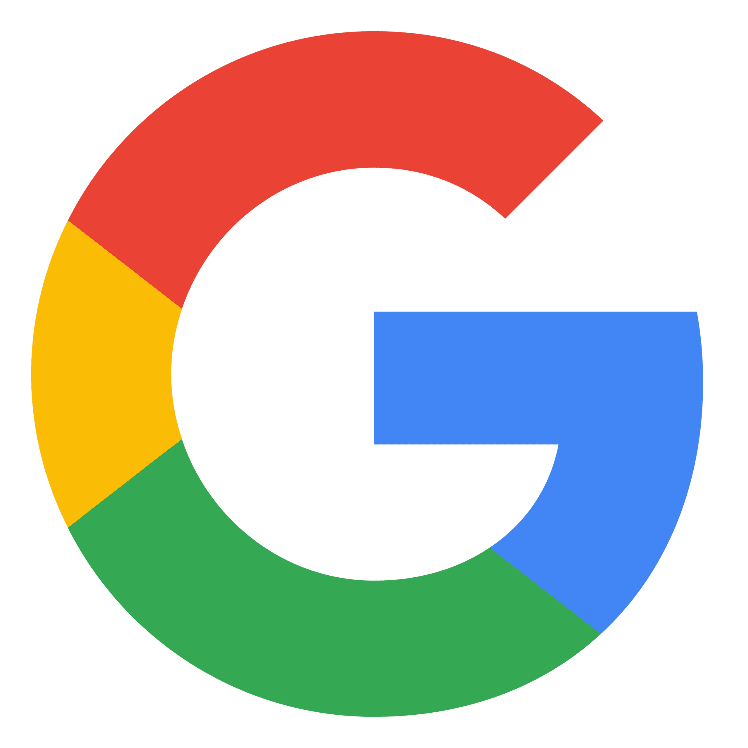 Google G logo with red, yellow, green, and blue segments